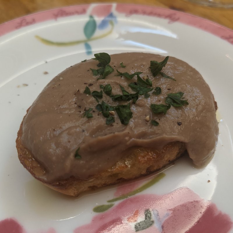 レバーペーストのクロスチーニ(トラットリア ラ マルゲリータ )