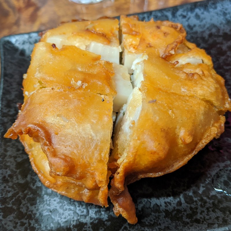 レンコン海老真丈揚げ(永楽食堂 )