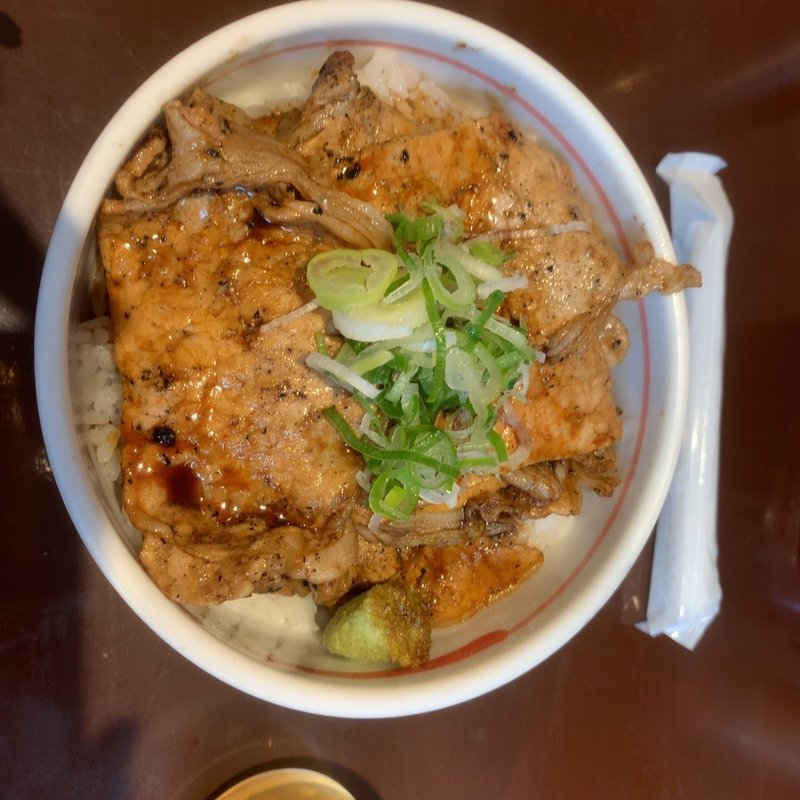 豚丼ロース醤油タレ(炭焼　豚丼信玄 草津店)