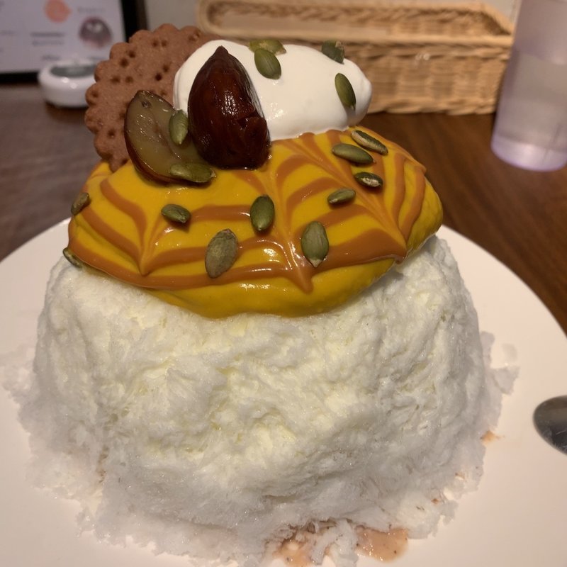 南瓜マロンミルク(ボンヌ カフェ 十条店 （Bonnel Cafe）)