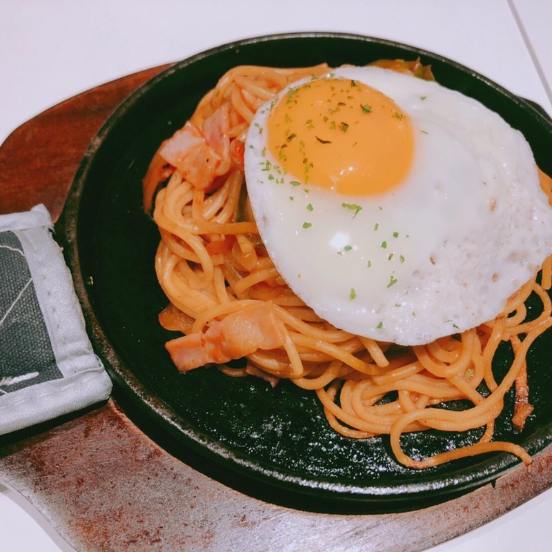 鉄板ナポリタン(千成屋珈琲ラゾーナ川崎プラザ)