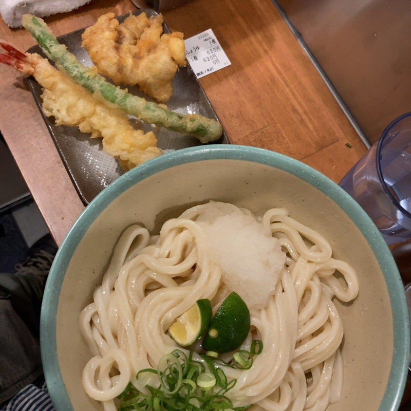 冷大天ぷらおろししょうゆ(おにやんま 御茶ノ水店)