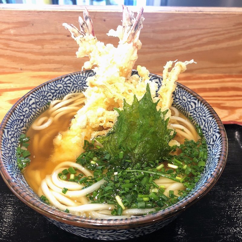 天ぷらうどん(き田たけうどん)