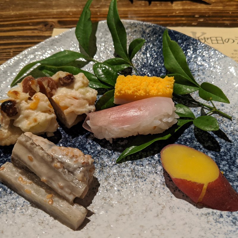 秋田珍味盛り合わせ(なまはげ 銀座店)