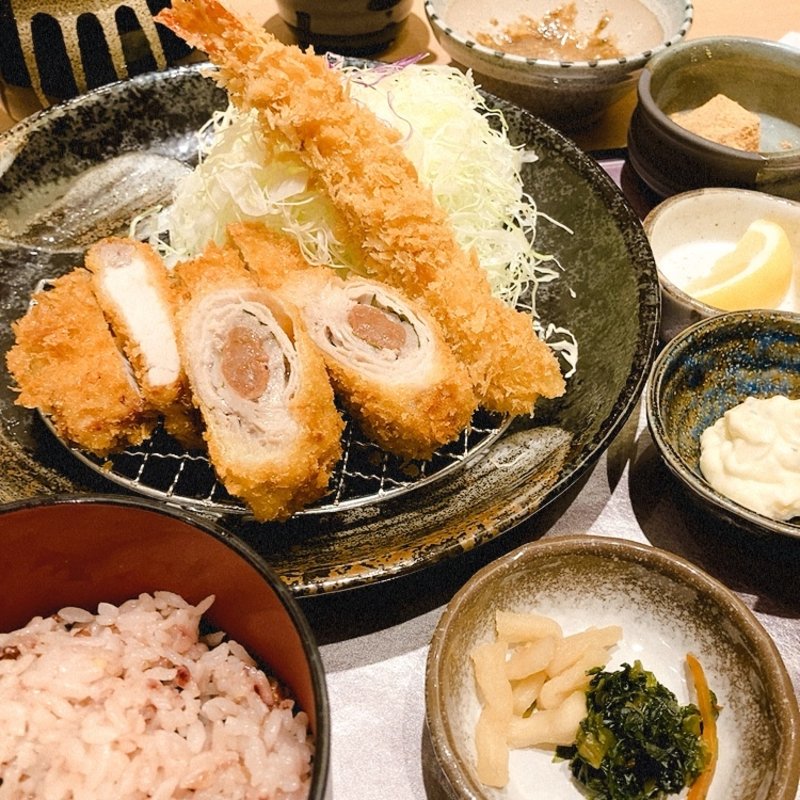 ミックスかつ膳(とんかつ一乃坂 LECT広島店)