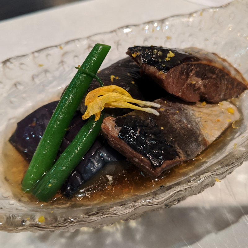 にしんと秋茄子(多満喜)