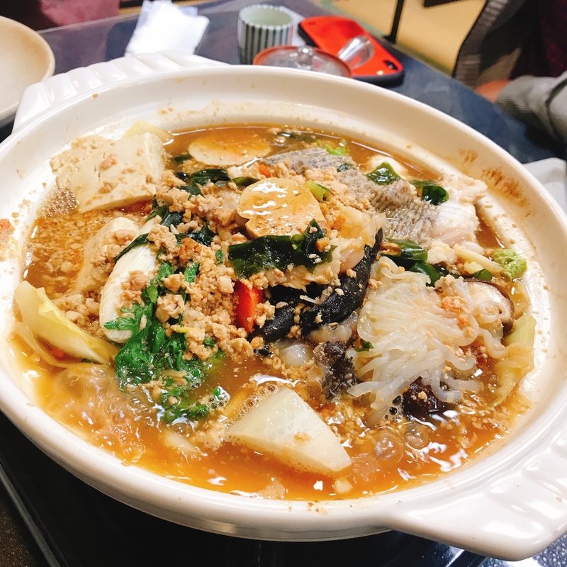 どぶ汁鍋(予約のみ)(味処　大森 （おおもり）)