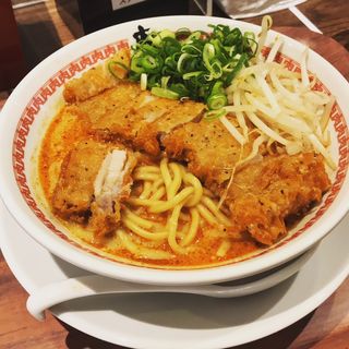 肉汁パーコー坦々麺(肉汁麺ススム 下北沢店)