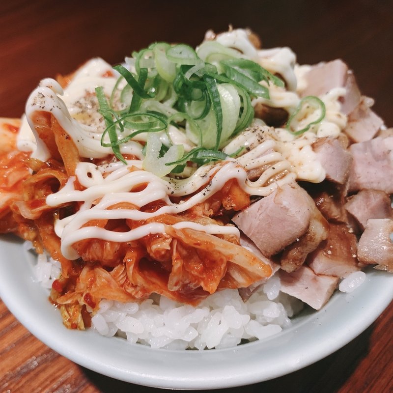 キムマヨご飯(濃厚ラーメン　かなや)