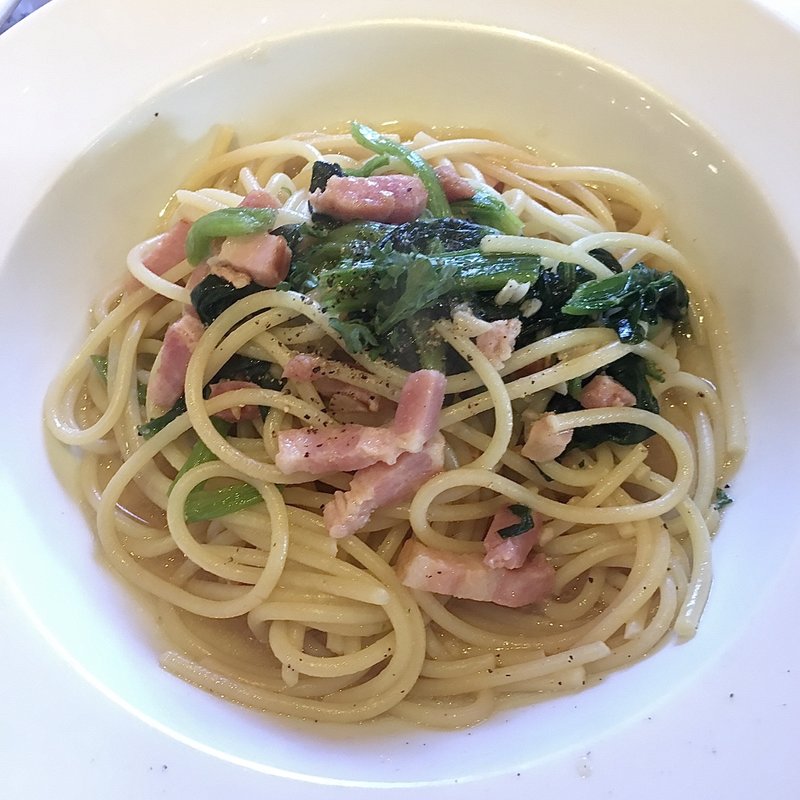 お一人様のランチ(たっぷりベーコンとほうれん草)(DOLCE×ITALIAN MARINO 高蔵寺店)