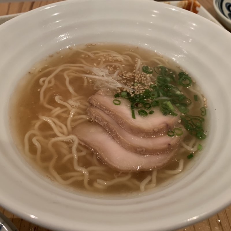 自家製鶏だしラーメン 大（一玉）(とり焼肉 エイト)