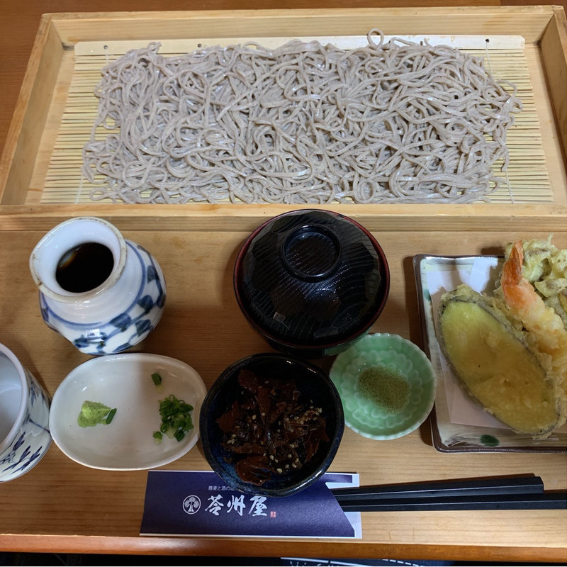 ミニ天ランチ大盛　ざる(天草蕎麦処 苓州屋)