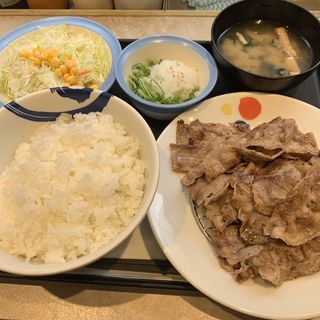 牛焼肉W定食(松屋 中野坂上店)