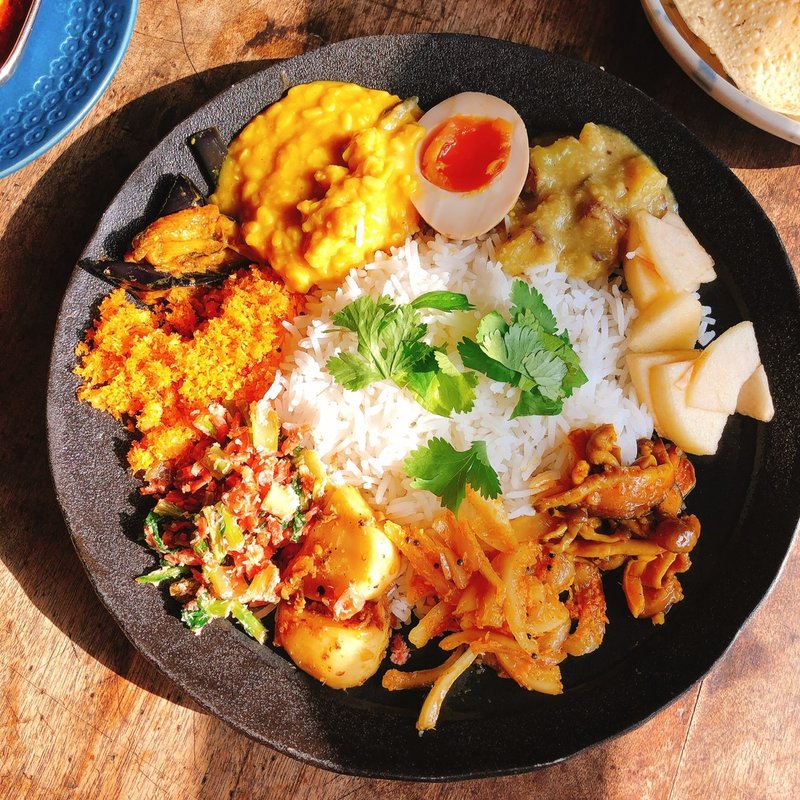 スリランカプレート(アンドビール)