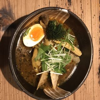 スープカレー 特選チキン野菜(札幌ドミニカ 銀座店)