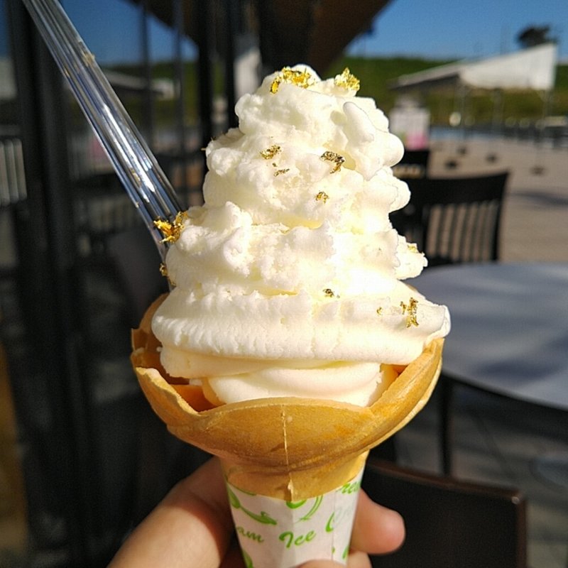 金粉ソフト(道の駅 平泉 レストラン)