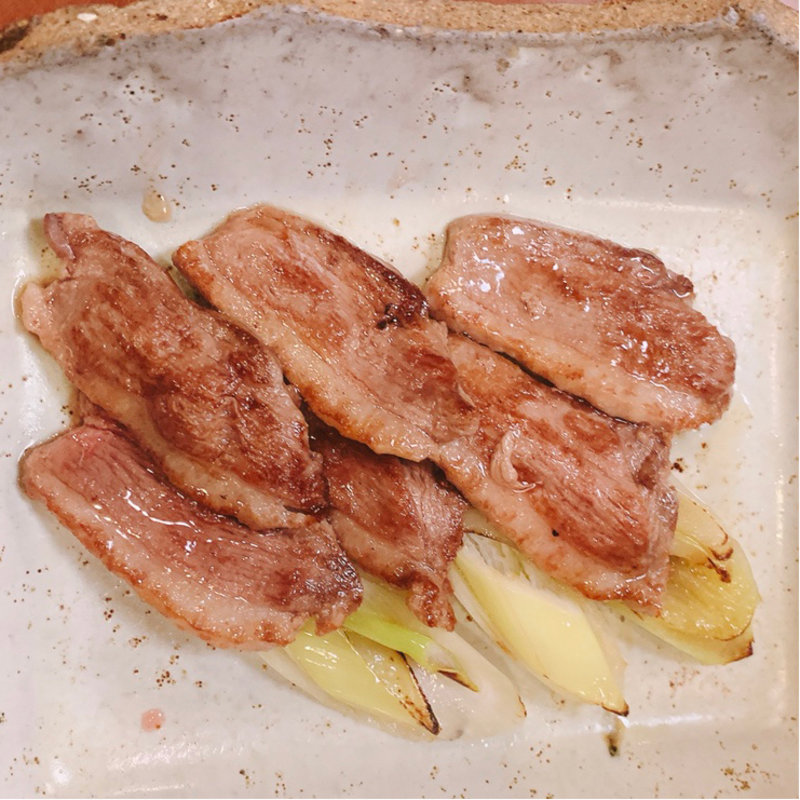 鴨とねぎのあい焼き(薮伊豆総本店)