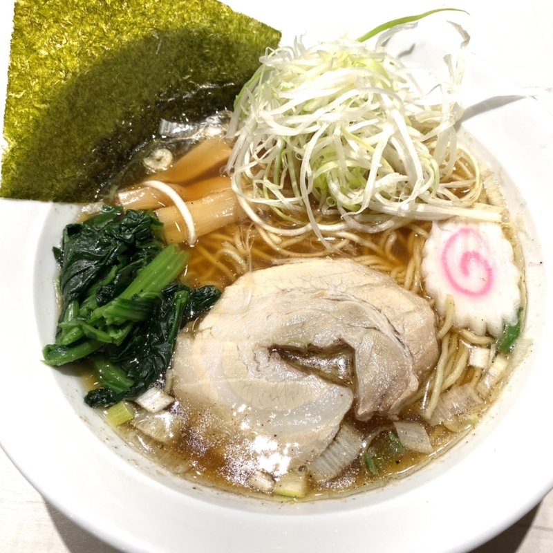 鷄と魚介の極み中華そば(横浜家系ラーメン 一連屋)