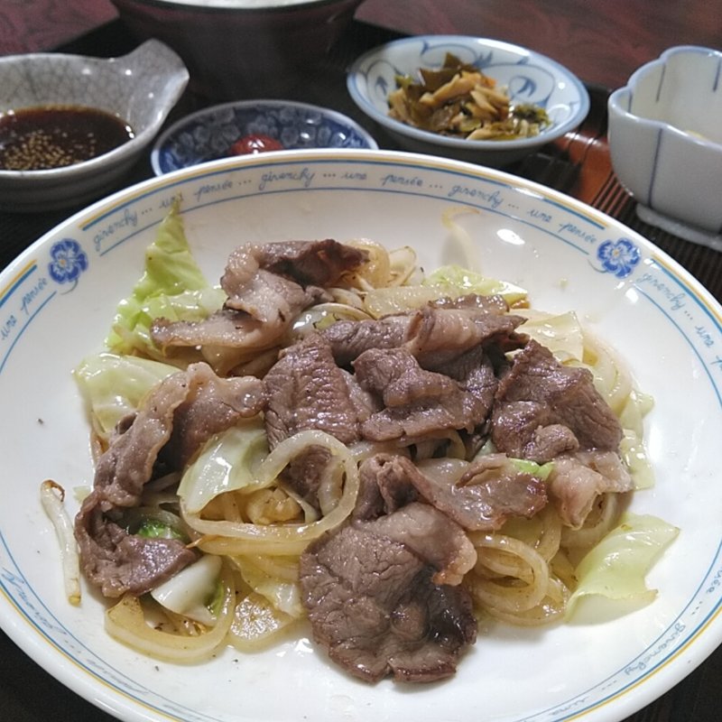 ジンギスカン定食(ドライブインこんの )