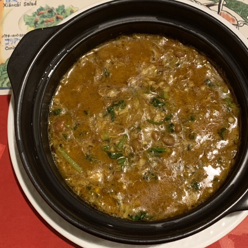 納豆カレー(ガラムマサラ)