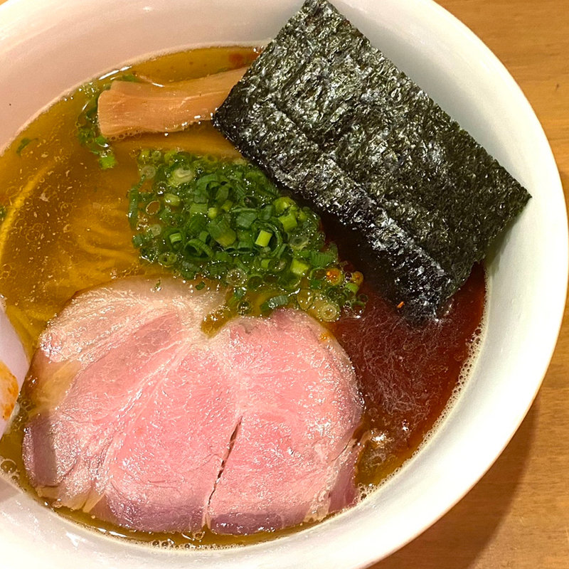 塩そば＋辛化オイル(ふじ屋NOODLE)