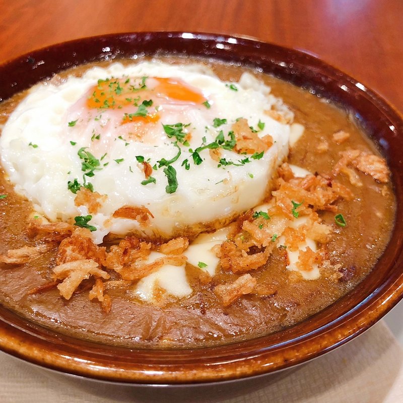 カレーハンバーググラタン（目玉焼きトッピング）(グリル シー （Grill C）)