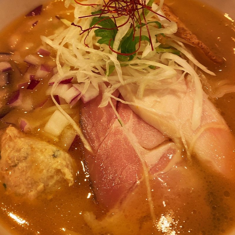 野菜出汁の鶏白湯(天雷軒 麹町店)