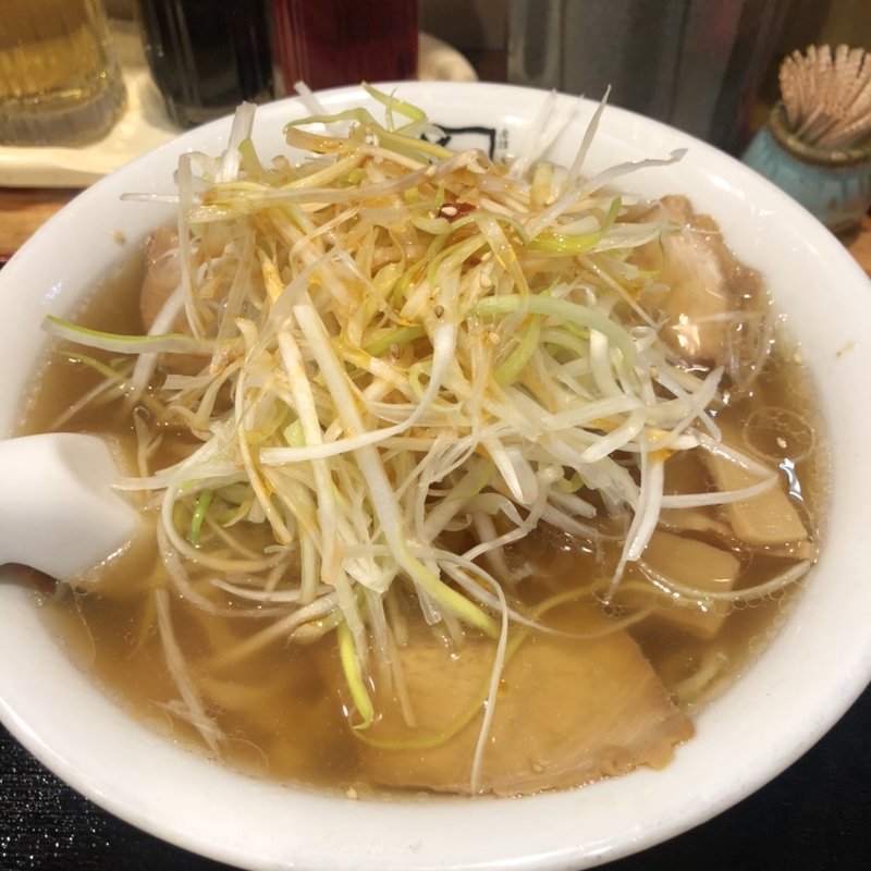 ねぎラーメン(喜多方ラーメン 坂内 歌舞伎町店)