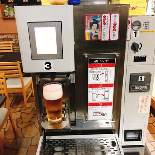 100円ビール(白頭山 京町店)