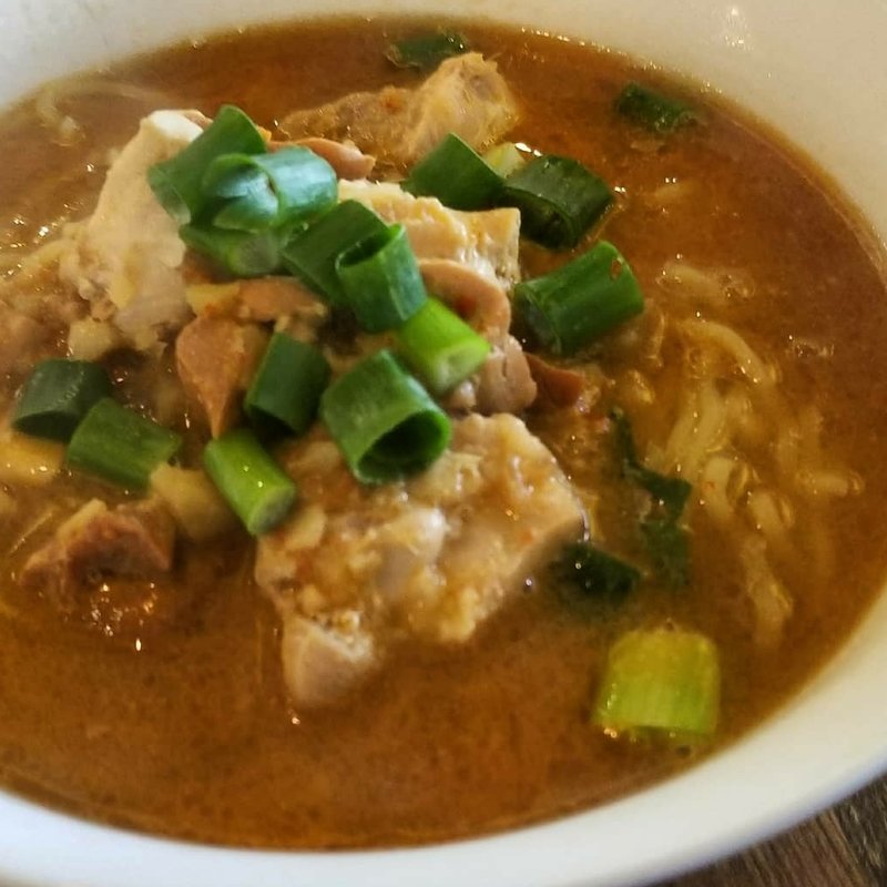 味噌ラーメン(元気茶房)