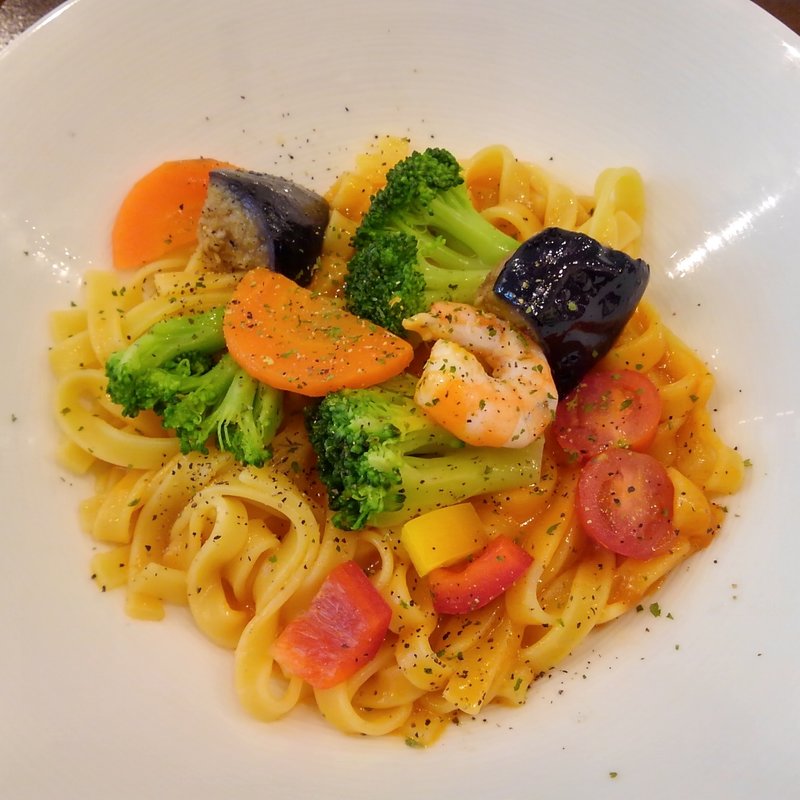野菜のトマトパスタ(オアシスカフェ　亀有店)