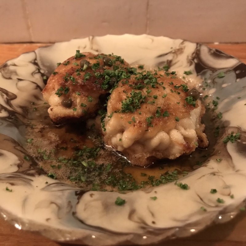 本白子のムニエル 焦がしバターソース(居酒屋 ketoku（ケトク）豪徳寺)