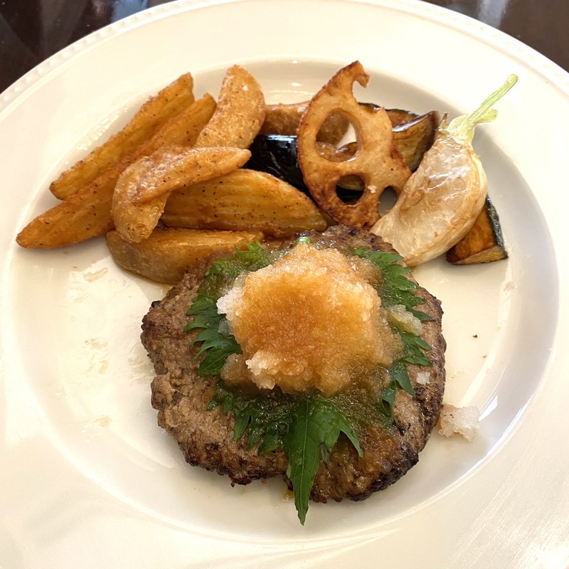 和風ハンバーグ(肉キッチン BOICHI 八丁堀入船店)