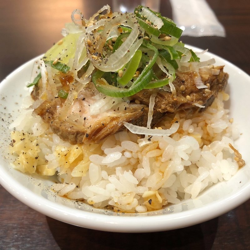 チャーシューごはん(喜多方ラーメンとし食堂)