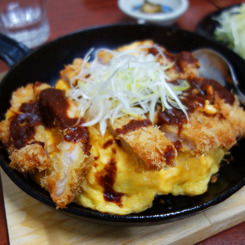 味噌かつ玉丼(かつ丼わか葉 今泉店)