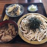 肉汁天ざるうどん(手打ちうどん 鷹)