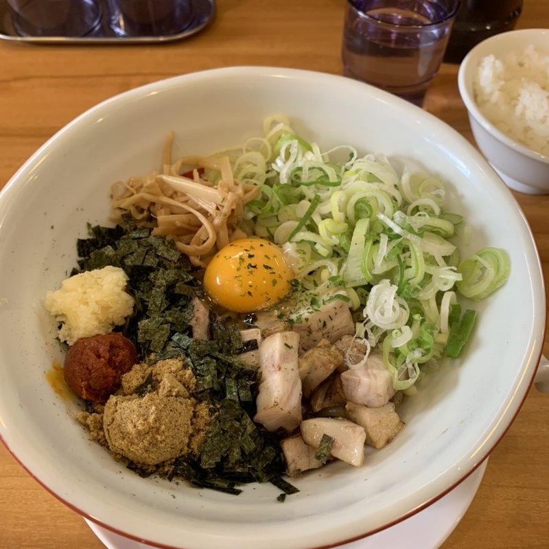 からみそまぜそば(からみそラーメンふくろう)