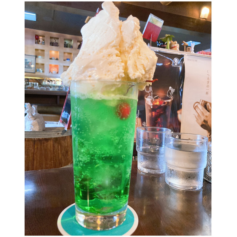 クリームソーダ(珈琲館 )