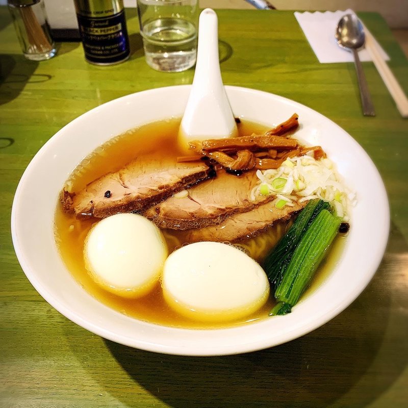 焼豚そば(インディアン 池上店)