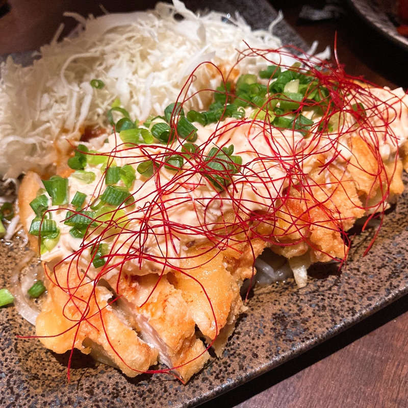 古白鶏のチキン南蛮～和風タルタルソース～(怪獣酒場)