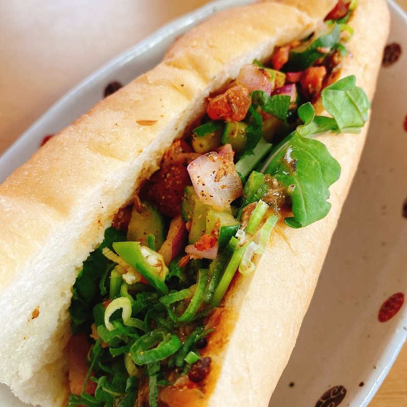 ネギ味噌鯖インミー(大衆スパイス酒場 ニューヤスダヤ)