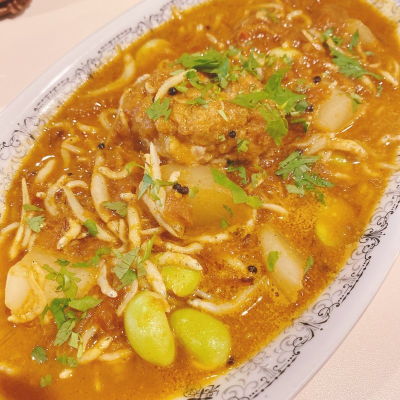 白子のせしらすカレー(Cini Curry)
