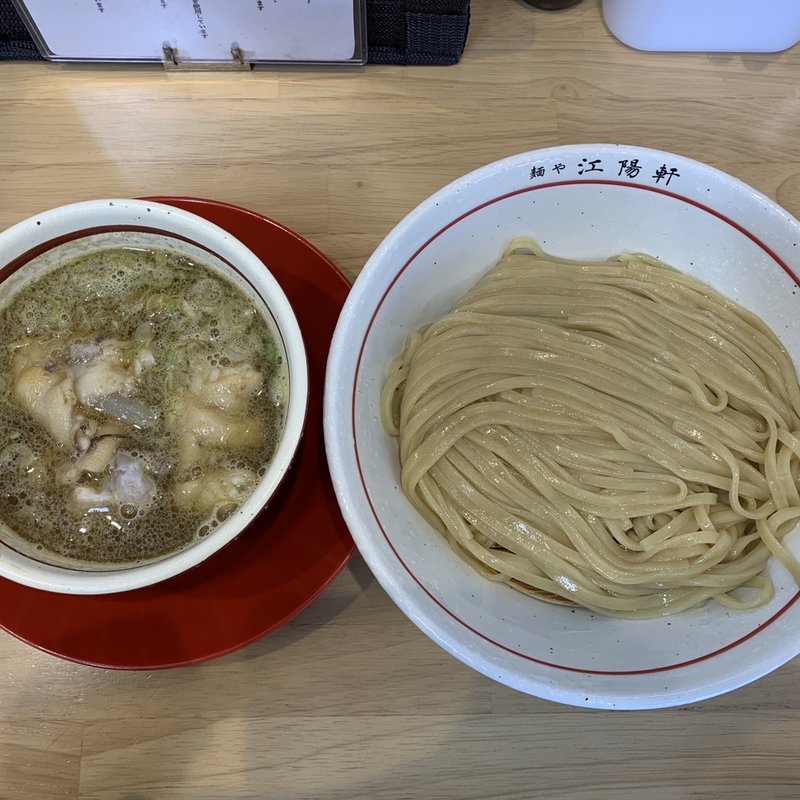 つけそば並盛　豚足トッピング(麺や 江陽軒)