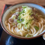 かけうどん並（トッピング牛肉）(蒼乃樹（あおのき） 香川のうどん)