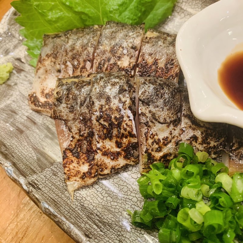 炙りしめ鯖(真面目焼鳥 助平 )