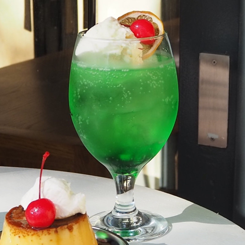 メロンクリームソーダ(THE LOCAL COFFEE STAND fukuoka（ローカルコーヒースタンド福岡）)