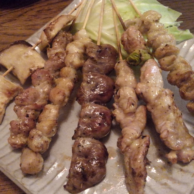 おまかせ串焼き盛り合わせ７種(鶏のチョモランマ 亀有店)