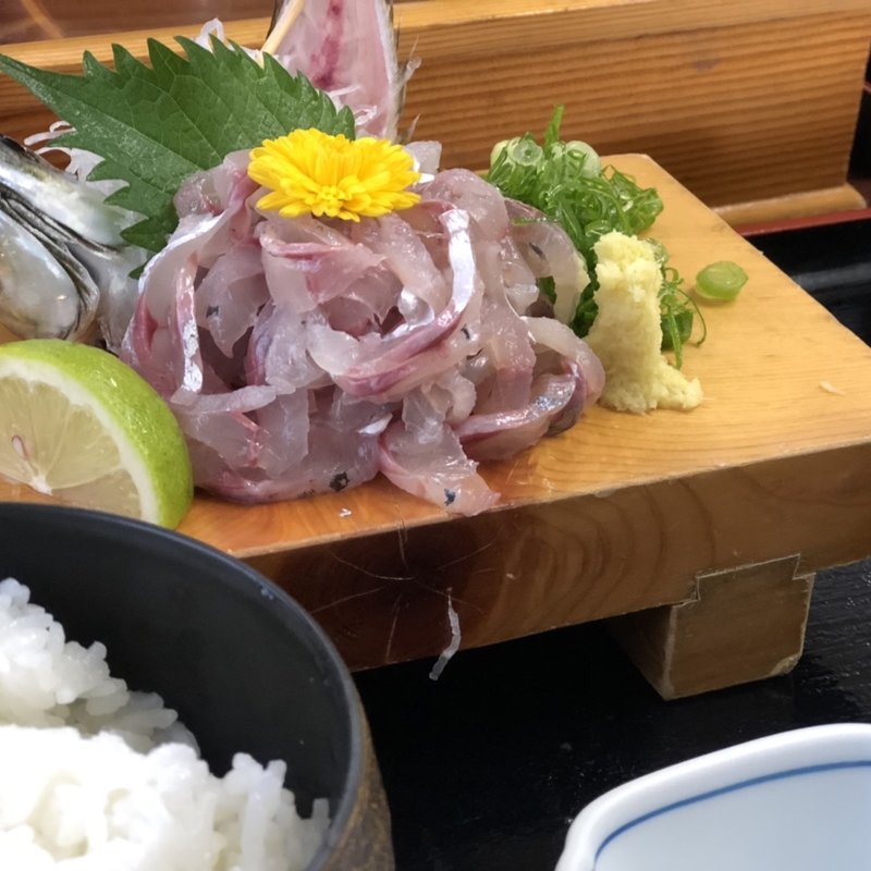 アジのたたき定食(とさわや)
