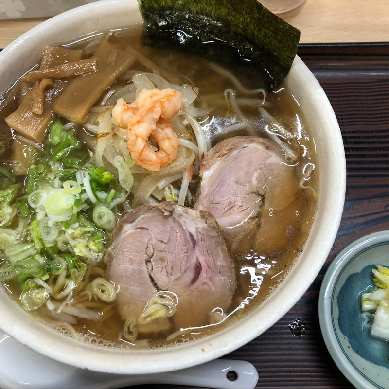 エビ醤ラーメン　こってり味(魚一 らーめん工房)