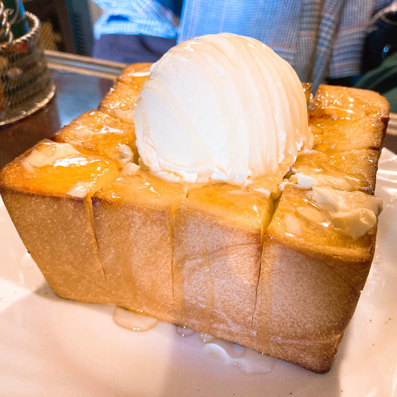 アイスクリームはちみつトースト(珈琲館 )
